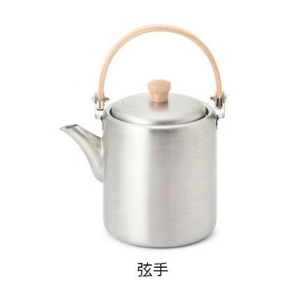 【一草一木】相澤工房 日本製 AIZAWA 不鏽鋼 竹製提把 附濾網 400ml  不鏽鋼霧面 泡茶壺 小茶壺-規格圖8