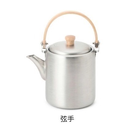 【一草一木】相澤工房 日本製 AIZAWA 不鏽鋼 竹製提把 附濾網 400ml  不鏽鋼霧面 泡茶壺 小茶壺-規格圖8