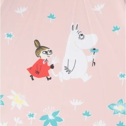 【一草一木】Moomin 嚕嚕米 100%抗UV 直傘 手動傘 超可愛 小巧可愛 輕量 方便攜帶 陽傘 晴雨兩用 雨傘-細節圖7