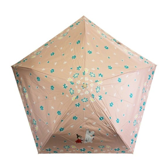 【一草一木】Moomin 嚕嚕米 100%抗UV 折傘 超可愛  輕量 方便攜帶 陽傘 晴雨兩用 雨傘 80周年紀念商品-細節圖2