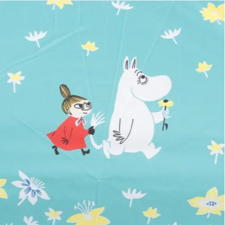 【一草一木】Moomin 嚕嚕米 100%抗UV 折傘 超可愛  輕量 方便攜帶 陽傘 晴雨兩用 雨傘 80周年紀念商品-規格圖7
