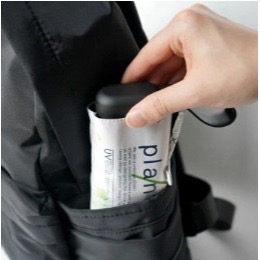 【一草一木】wpc x plantica 花藝設計 100%遮光 抗UV 黑膠 雨傘 陽傘 折傘 摺傘 200g 手動-細節圖6