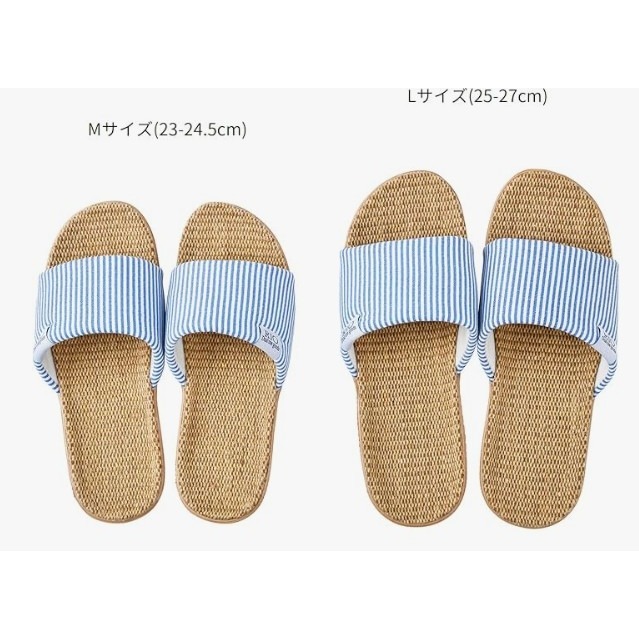 【一草一木】RIO 日本 亞麻混紡室內拖鞋 舒適 時尚拖鞋 質地柔軟 透氣不悶熱 外出也可以 彈性鞋底 男女適用-細節圖2