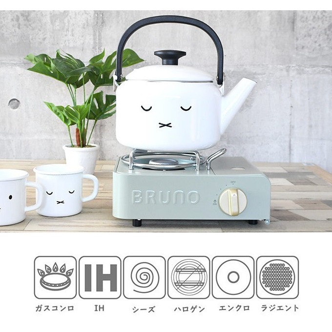 【一草一木】日本富士琺瑯 miffy 米飛兔水壺 琺瑯水壺 茶壺 2L MFF-2.0K 喬遷 新婚 送禮-細節圖3