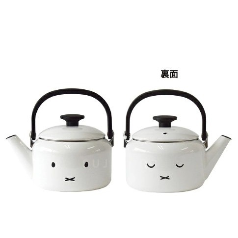 【一草一木】日本富士琺瑯 miffy 米飛兔水壺 琺瑯水壺 茶壺 2L MFF-2.0K 喬遷 新婚 送禮-細節圖4