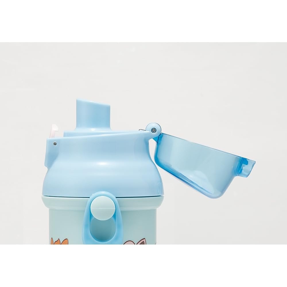 【Skater】日本寶可夢 Pokemon 皮卡丘 水壺 480ml 彈蓋直飲冷水壺 斜口好飲用 附背帶-細節圖6