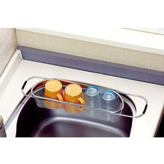 【一草一木】金伊工業 日本製 濾水籃 杯架 燕市 燕三条 水槽收納 杯子收納 18-8不鏽鋼 網籃 SH-025-細節圖4