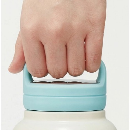 【一草一木】Skater miffy 超大容量手提式 保溫瓶 保冷水壺 不鏽鋼水壺 紙盒包裝 送禮 1200ml 水壺-細節圖3