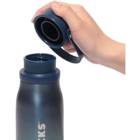 【一草一木】日本 星巴克 漸層 提把保溫水壺 官網絕版品 最後一個 具收藏價值 環保杯 保溫瓶-細節圖5