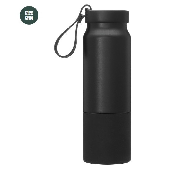 【一草一木】日本 星巴克保溫瓶 黑色 355ml 可手提 掛勾 保溫杯 紙盒裝 送禮 超美-細節圖2