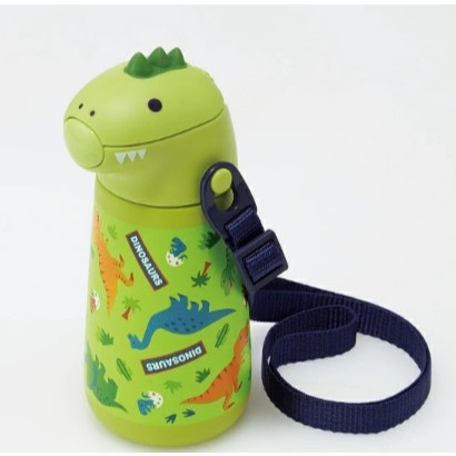 【一草一木】Skater 恐龍造型 保冷專用 吸管 370ml 水壺 保冷水壺 吸管水壺 上學必備-細節圖5