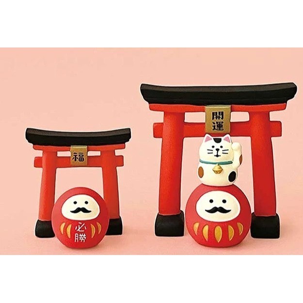 【一草一木】DECOLE必勝祈願招財貓 招福貓 達摩 合格 Concombre 達摩娃娃 必勝貓咪 考試 送禮-細節圖8