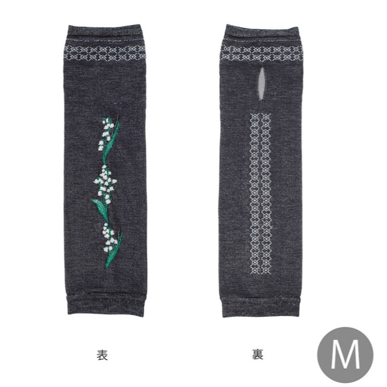 【一草一木】日本製 MAISON BLANCHE 冰涼袖套 質感細緻舒爽 夏日防曬 優雅 母親節禮物 透氣涼感-規格圖9