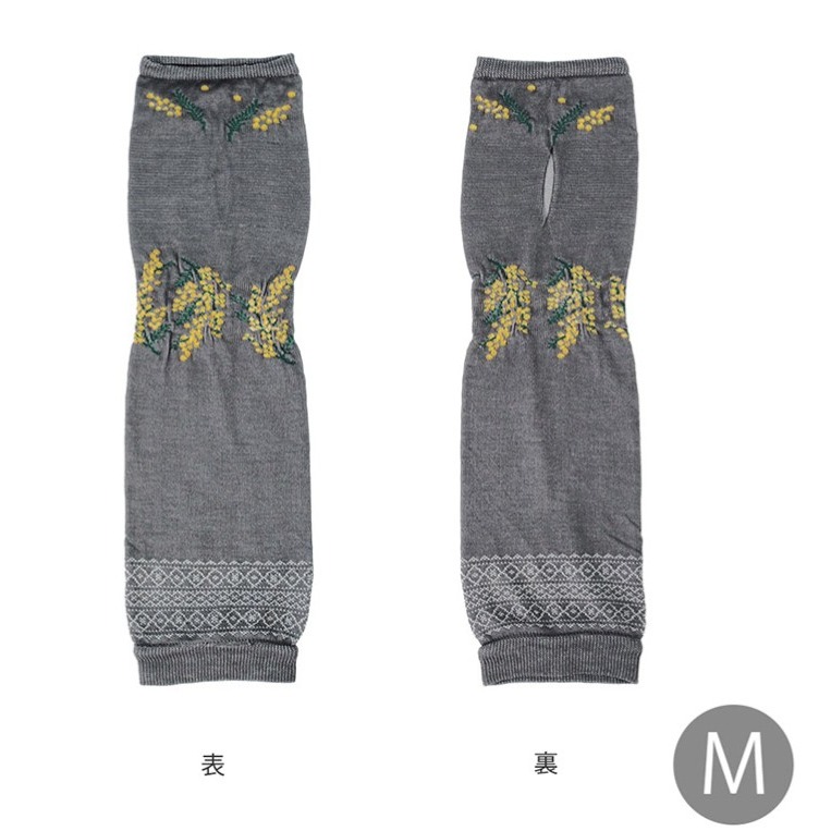 【一草一木】日本製 MAISON BLANCHE 冰涼袖套 質感細緻舒爽 夏日防曬 優雅 母親節禮物 透氣涼感-規格圖9