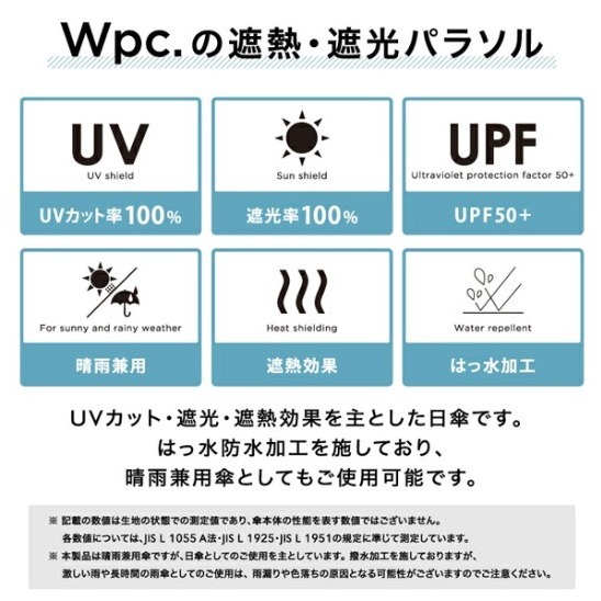 【一草一木】日本正版 Wpc&吉伊卡哇聯名 Chiikawa 雨傘 摺疊傘 摺傘 UV防護率100％，UPF50＋-細節圖2