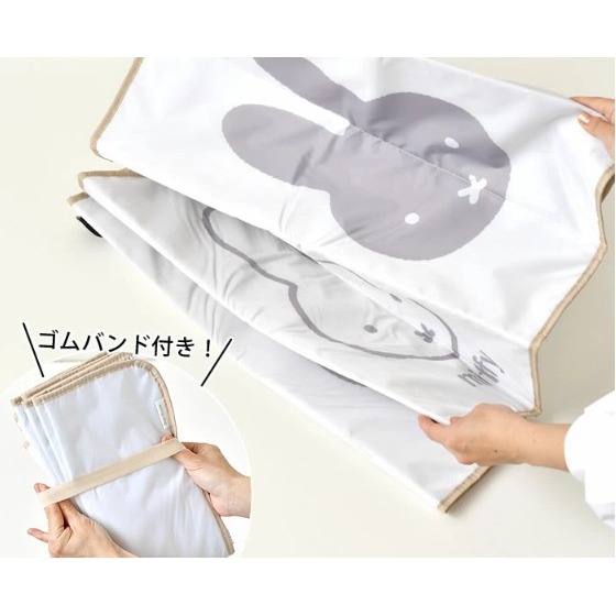 【一草一木】MIFFY 米飛 車用遮陽板 防曬 隔熱 擋風玻璃 好收納 附吸盤-細節圖2