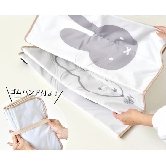 【一草一木】MIFFY 米飛 車用遮陽板 防曬 隔熱 擋風玻璃 好收納 附吸盤-細節圖2