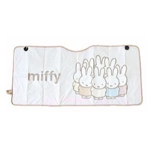 【一草一木】MIFFY 米飛 車用遮陽板 防曬 隔熱 擋風玻璃 好收納 附吸盤-細節圖7