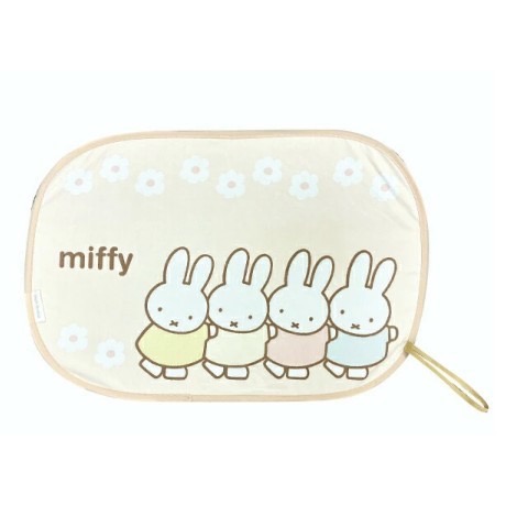 【一草一木】Miffy 米飛車用 遮陽板 黑膠 防曬 車內降溫 側窗遮陽傘 旋轉式 免吸盤 好收納 一組兩片-細節圖7