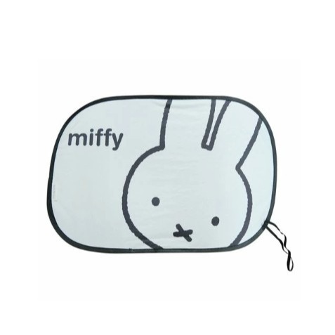 【一草一木】Miffy 米飛車用 遮陽板 黑膠 防曬 車內降溫 側窗遮陽傘 旋轉式 免吸盤 好收納 一組兩片-規格圖7