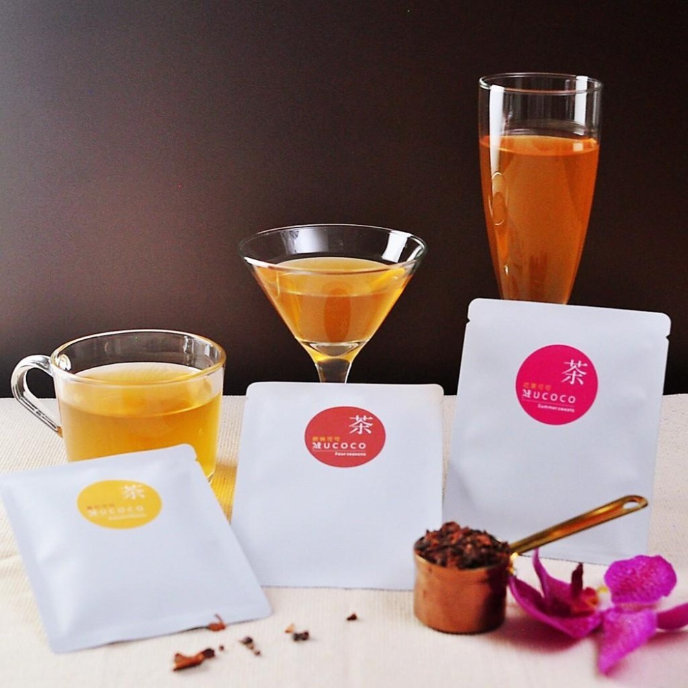 【暮朝食粹】Mucoco 莊園可可茶包禮盒  6入/盒 伴娘禮 抗氧化 菊花 果乾水 零卡路里-細節圖5