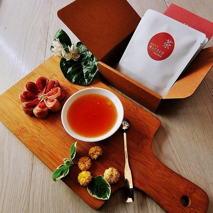 【暮朝食粹】Mucoco 莊園可可茶包禮盒  6入/盒 伴娘禮 抗氧化 菊花 果乾水 零卡路里-細節圖6