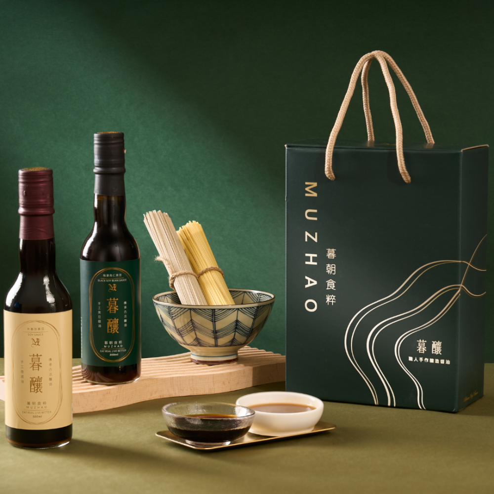 【暮朝食粹】暮釀手作純釀醬油拌麵禮盒 300ML 原豆釀造 無化學添加及焦糖調色 無農藥及重金屬殘留-規格圖5