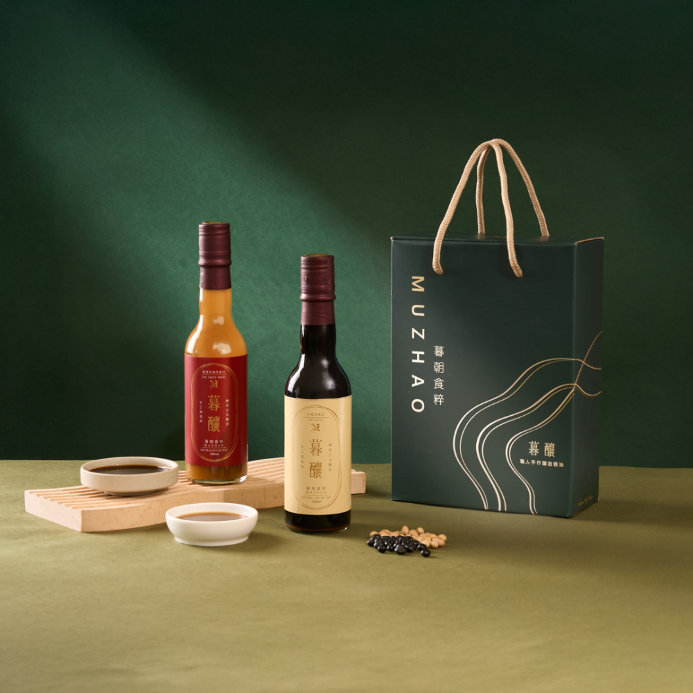 【暮朝食粹】暮釀手作純釀醬油拌麵禮盒 300ML 原豆釀造 無化學添加及焦糖調色 無農藥及重金屬殘留-規格圖5