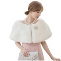 [二手]媽媽裝披肩 結婚披肩 禮服披肩 冬天披肩-規格圖4