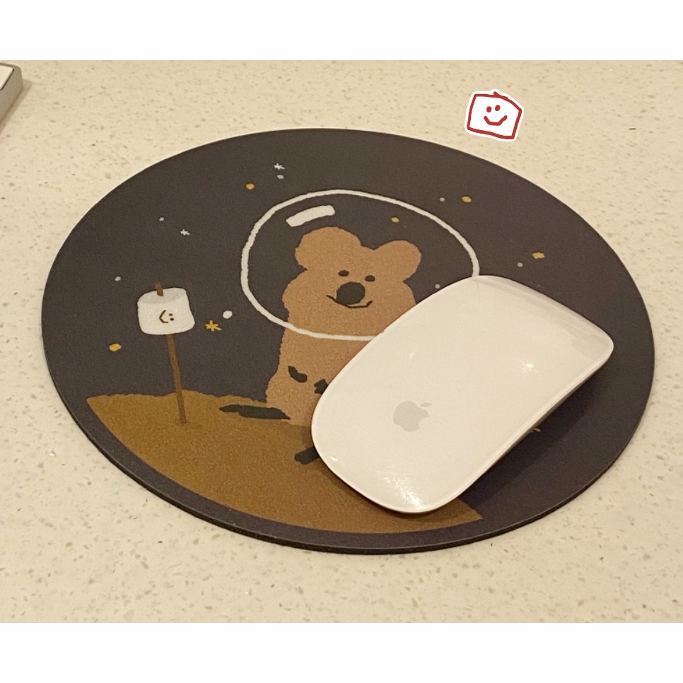 【鬆砂糖솜사탕韓國選物】韓國文創 DINOTAENG Quokka｜短尾矮袋鼠 Mouse pad 滑鼠墊-細節圖3