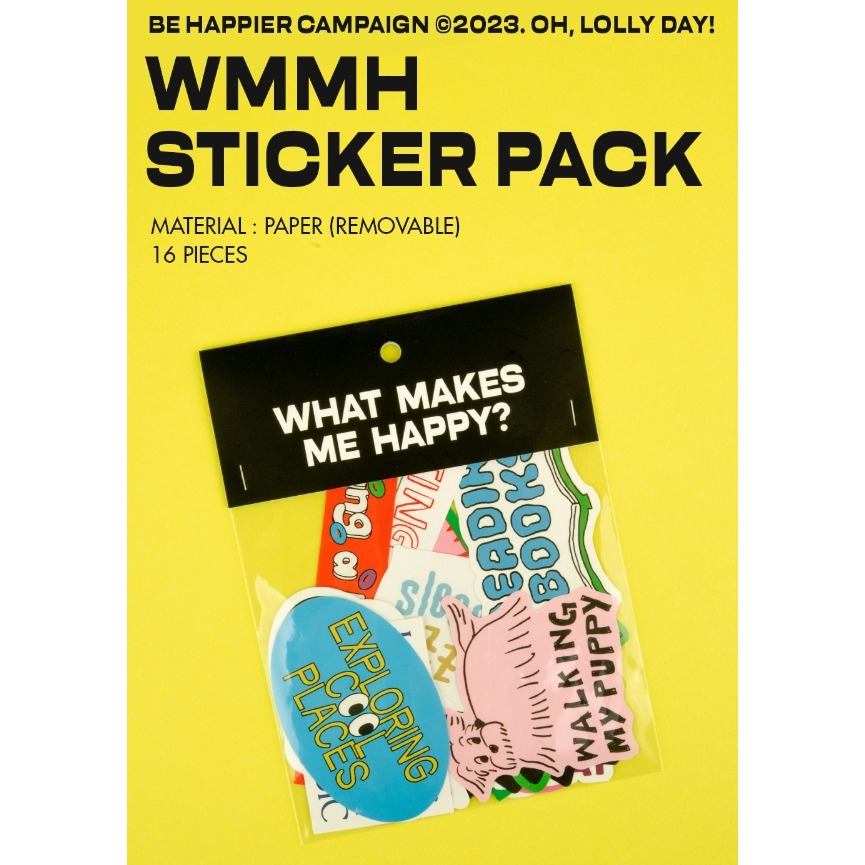 【鬆砂糖솜사탕韓國選物】韓國文創 Oh! Lolly Day!｜sticker pack 貼紙組-細節圖5