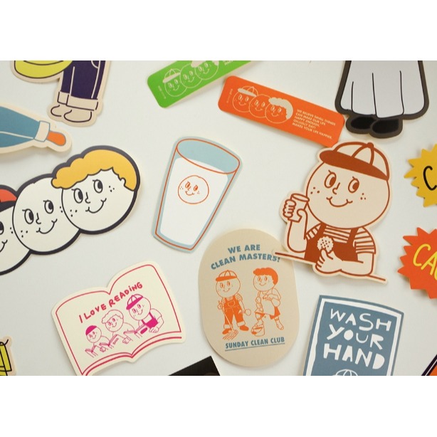 【鬆砂糖솜사탕韓國選物】韓國文創 Oh! Lolly Day!｜sticker pack 貼紙組-細節圖7