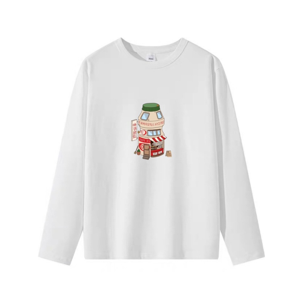 台灣現貨 100%重磅純棉 養樂多迷你世界 可愛印花 短袖T恤 長袖 兒童 團體 班服 客製化 表演 男女服飾-細節圖5