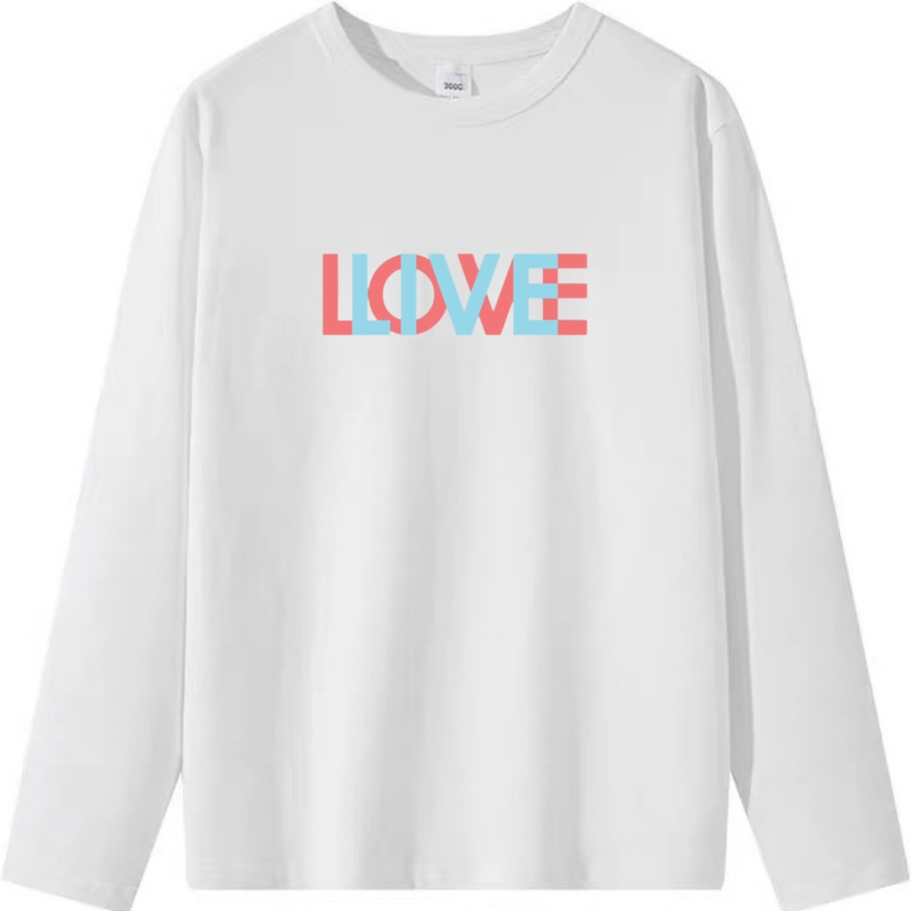 100%純棉 韓系Love live 創意字母印花 短袖t恤 長袖t恤 兒童短袖t恤-細節圖6