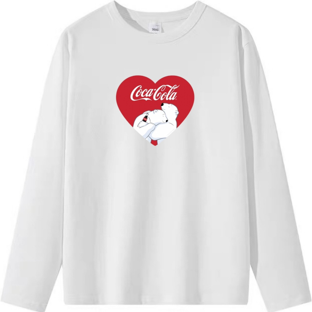 【現貨秒出🔥】Coca Cola+北極熊+愛心｜寬鬆純棉T恤｜女裝｜男裝｜童裝-細節圖6