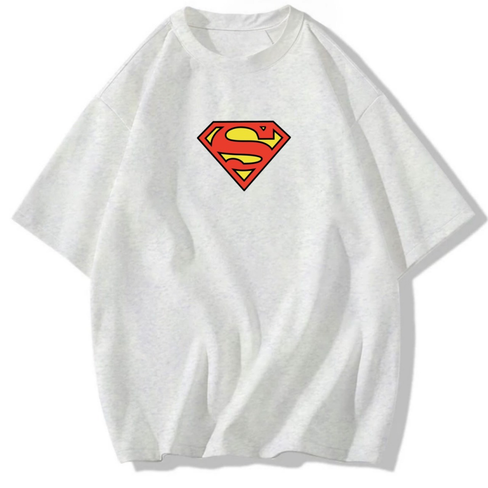 【現貨秒出🔥】帥氣超人圖案印花｜穿上直接變主角｜重磅純棉T恤-細節圖2