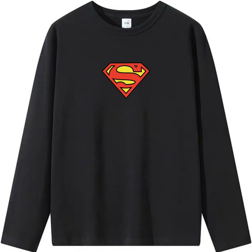 【現貨秒出🔥】帥氣超人圖案印花｜穿上直接變主角｜重磅純棉T恤-細節圖5