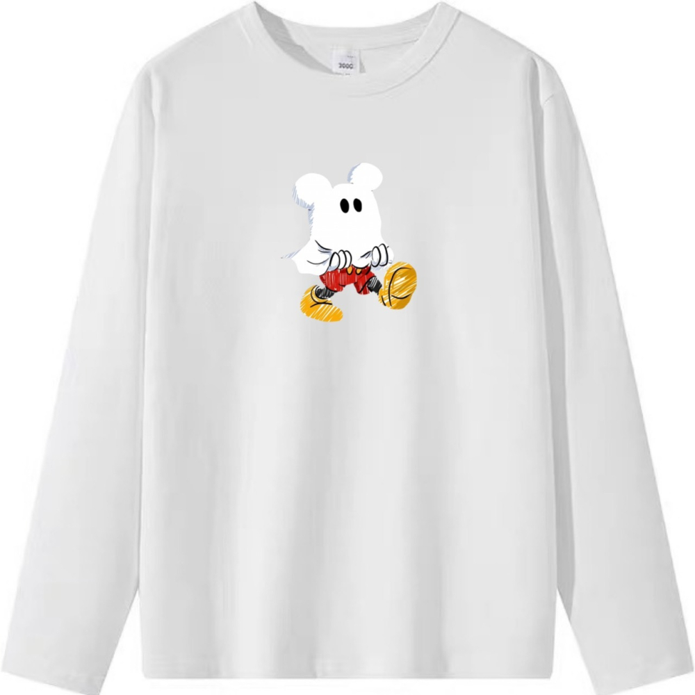 【熱銷中】要去嚇人的米老鼠｜可愛+俏皮｜重磅純棉T恤｜男女同款｜童裝｜塗鴉-細節圖6