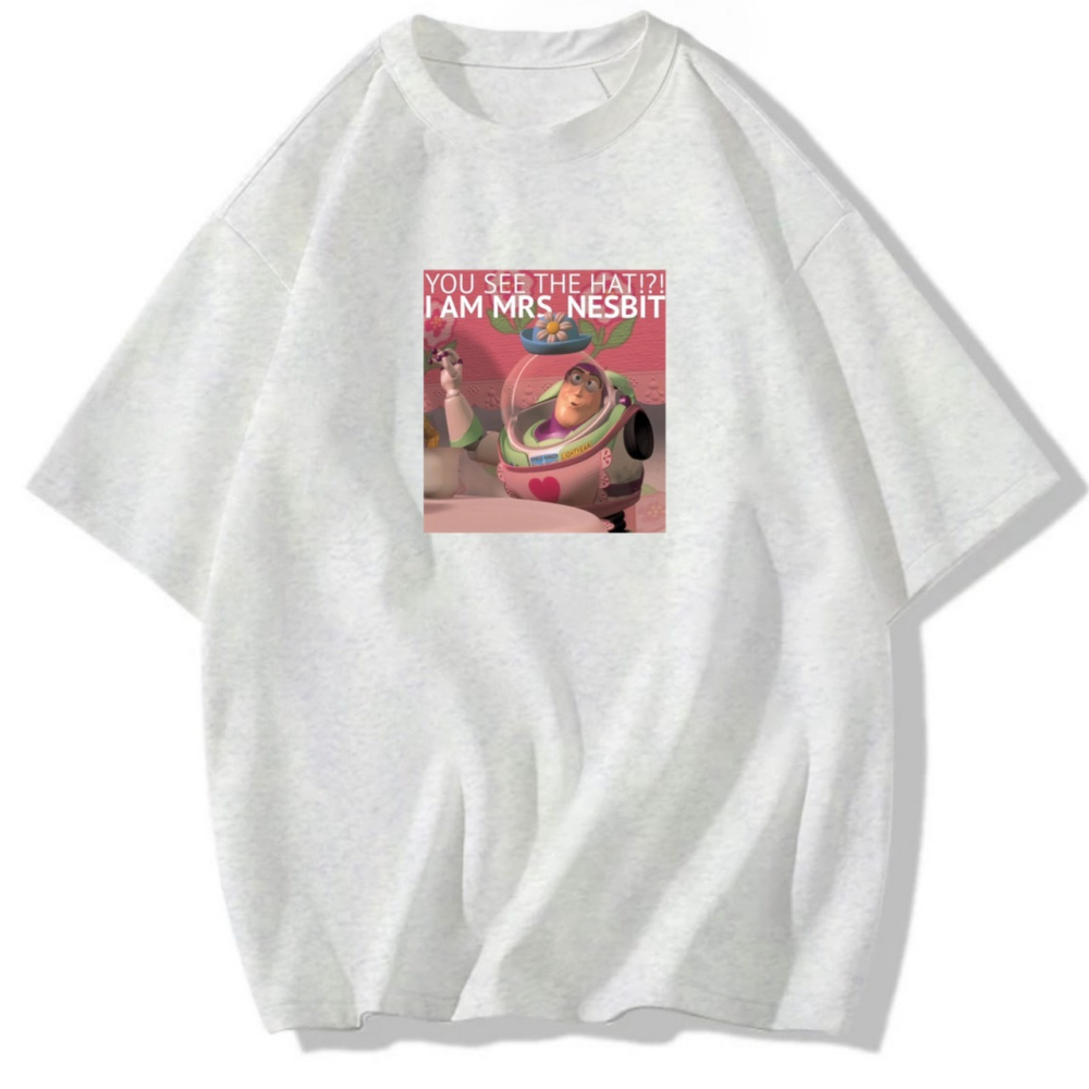 現貨!~巴斯光年 懷掉了印花 韓系短袖T恤女 長袖T恤 兒童短袖T恤 情侶服裝 搞笑 玩具總動員-細節圖2