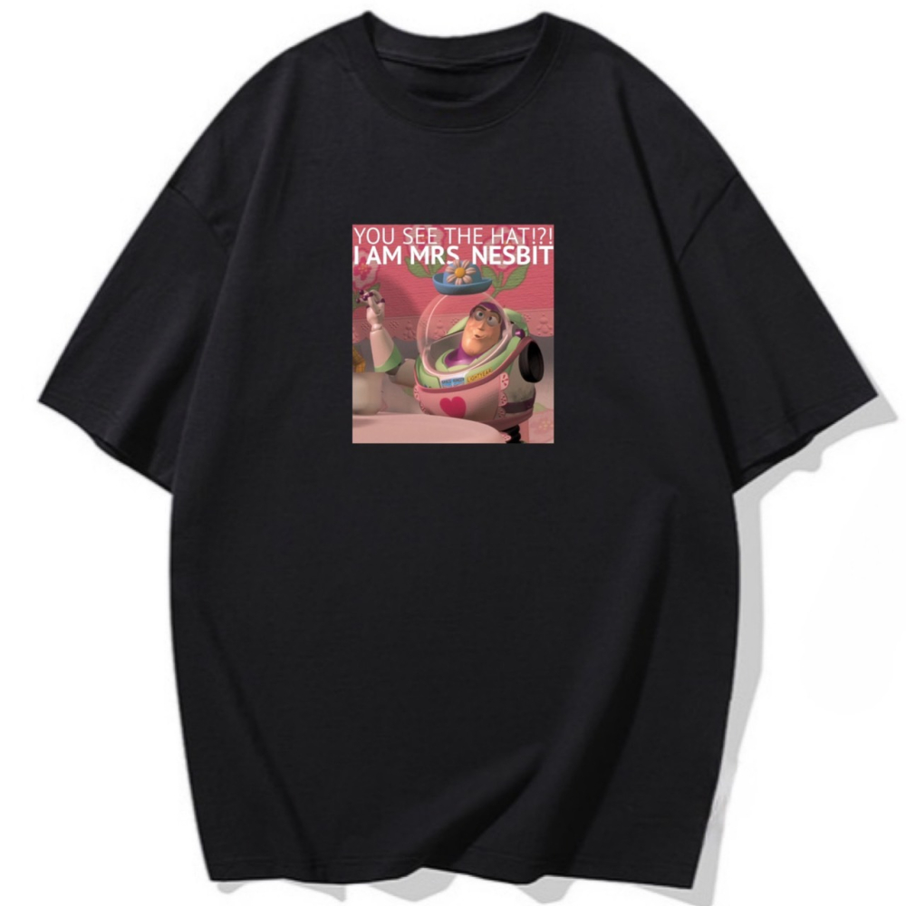 現貨!~巴斯光年 懷掉了印花 韓系短袖T恤女 長袖T恤 兒童短袖T恤 情侶服裝 搞笑 玩具總動員-細節圖4