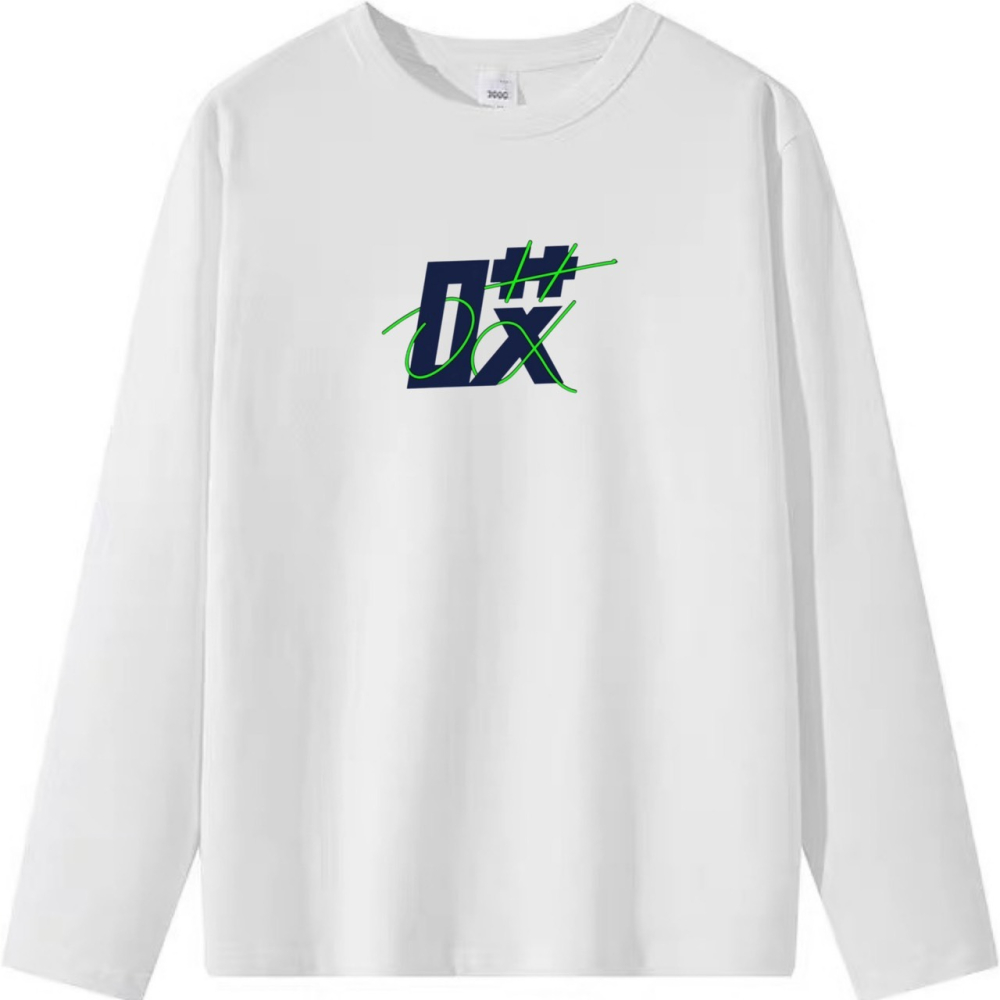 只是一件 哎 字母印花 短袖T恤女 長袖T恤 兒童T恤 純棉T-shirt 休閒 寬鬆-細節圖6