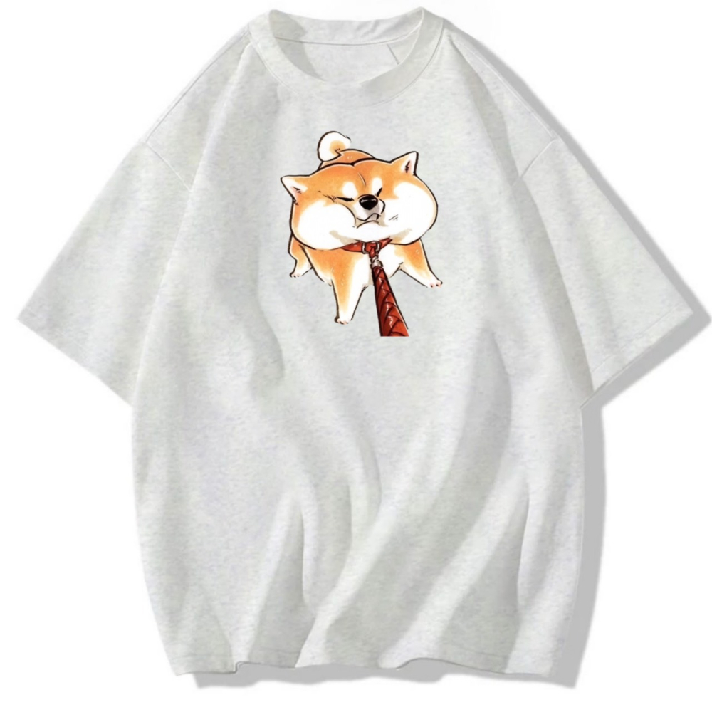 純棉T 不想回家~ 柴犬 狗狗印花 短袖T恤女 長袖T恤女 兒童T恤 情侶裝 親子 可愛 趣味-細節圖2