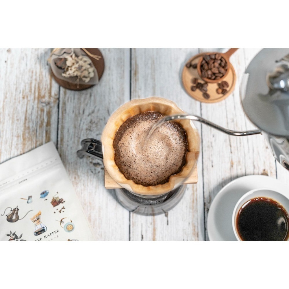 【宅・器材】手沖濾紙 | 日本製造 | 白色  ※ 川本錐形濾紙01( 1-2人)＆02(2-4人) #濾紙-細節圖4