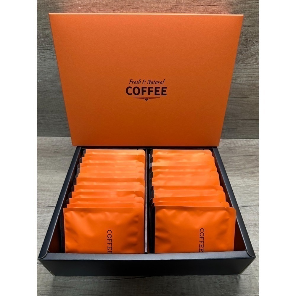 【宅・珈琲 2025-26精選禮盒組(咖啡豆禮盒(2袋)／濾掛組禮盒(22包)）】#附提袋#可客製-細節圖4