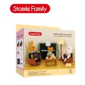 微型娃娃屋 Stomle family 微縮景觀 仿真 傢俱 精緻 玩具 森林森貝爾家族 家家酒 可愛玩具 禮物 擺件-規格圖2