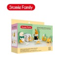 微型娃娃屋 Stomle family 微縮景觀 仿真 傢俱 精緻 玩具 森林森貝爾家族 家家酒 可愛玩具 禮物 擺件-規格圖2