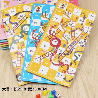 蛇棋 蛇梯 遊戲盤 童玩 /一組入(促10) 親子桌遊 蛇棋遊戲-細節圖2