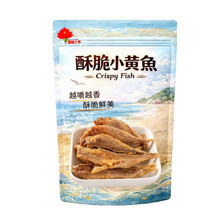 (免運)超人氣零食【圍爐大亨】酥脆小黃魚3包組(追劇下酒首選)-細節圖2