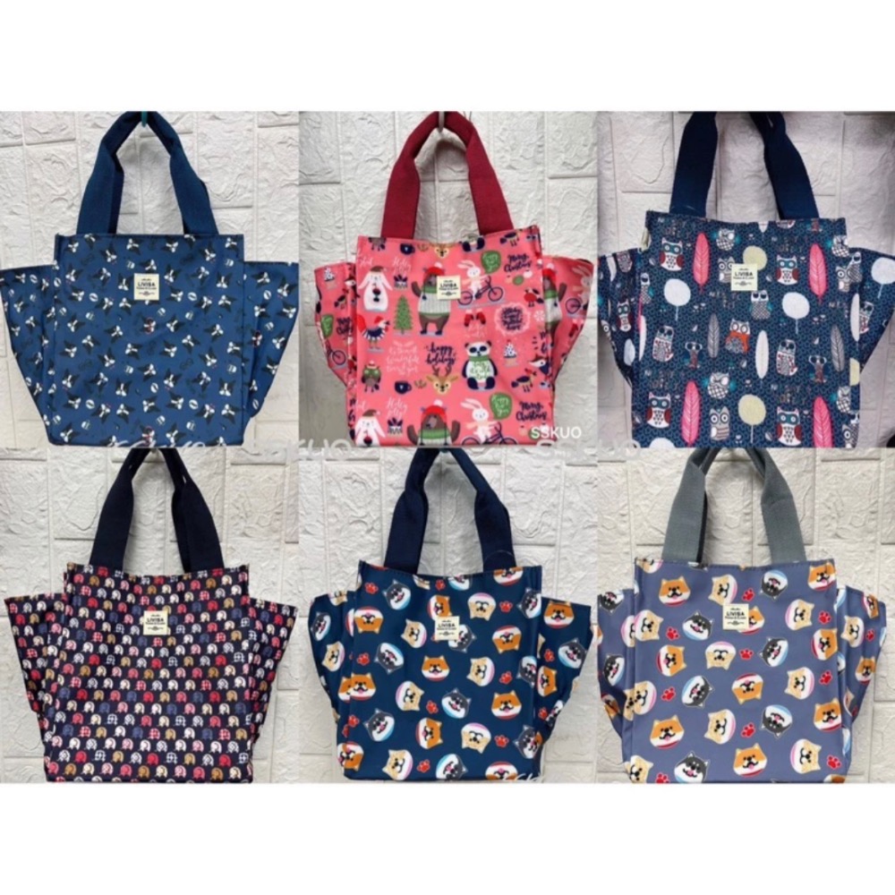 現貨 防水袋 便當袋 簡易手提袋 外送袋 媽媽包 餐袋 野餐袋 飲料-細節圖2