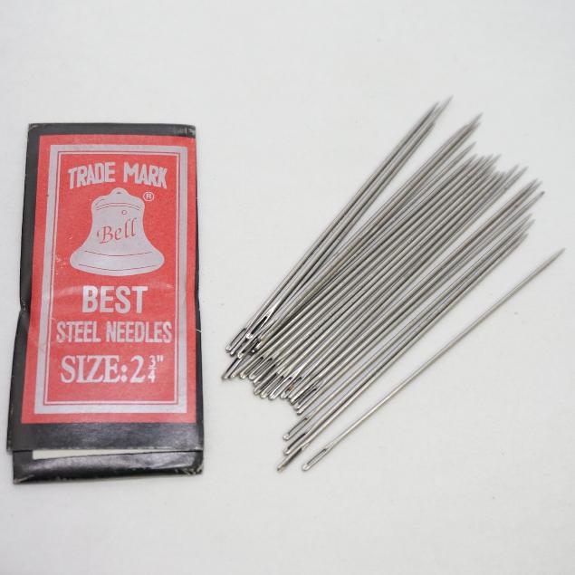 鹿牌 DEER 警鐘 手縫針 短針 拼布針 毛線針 十字繡針 刺繡手縫針 附繡針筒-細節圖3